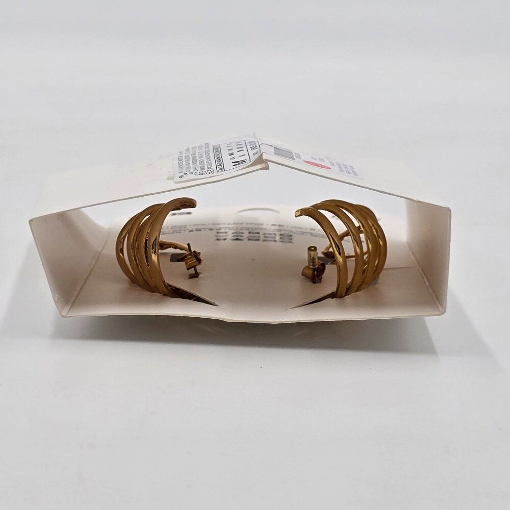 Zara - Gold Ear Cuff Earrings - NWT - Picture 8 of 14